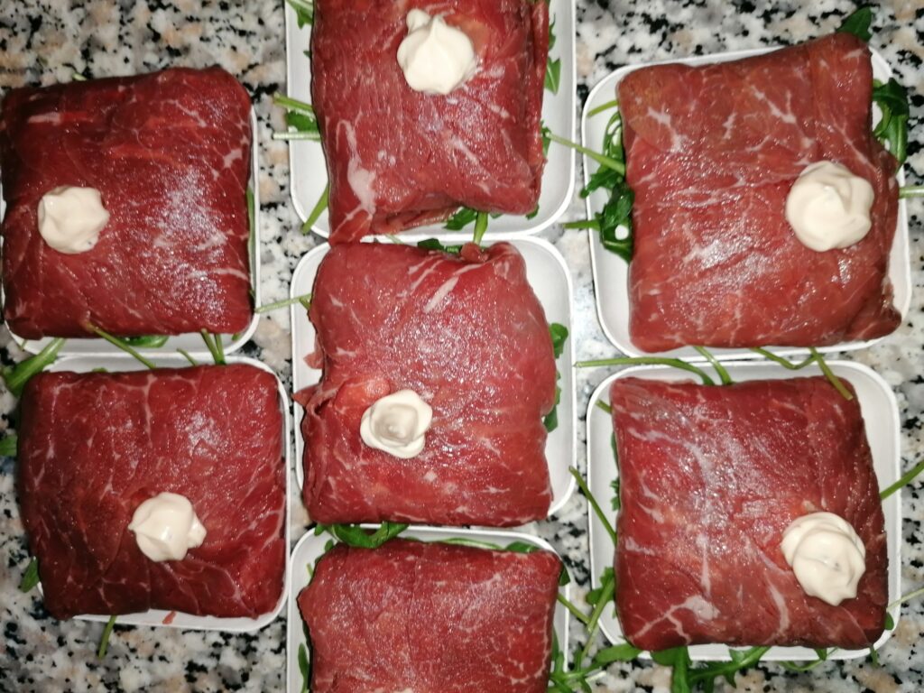 Carpaccio pakketjes