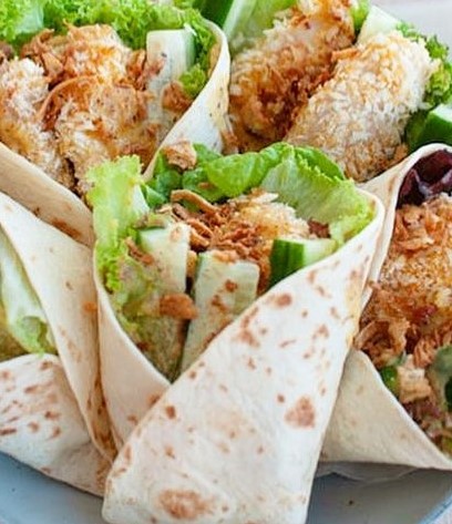 Wraps krokante kip